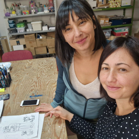 Artigiane di creazioni artigianali in fimo